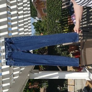 Skinny High Rise Dark Wash Jeans